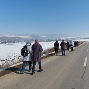 Zöld séta a Csobotfalva – Csomortán –Pálfalva útvonalon, a Providentia Idősek Központjával, február 15.-én 